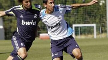 El Real Madrid Castilla se impuso por 1-5 en el entrenamiento.