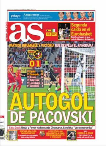 Las portadas de AS de septiembre