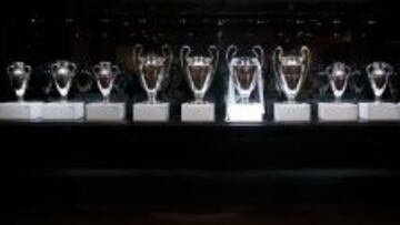 LA CAPILLA SIXTINA DEL MADRID. En la Sala de Trofeos reposan las diez Copas de Europa.