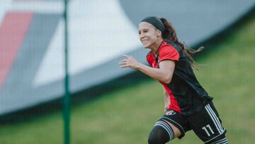 Fabiola Ibarra, delantera de Atlas Femenil, habló para los micrófonos de AsTV y expresó que el actual desarrollo del torneo femenino ha sido más rápido de lo que esperaba.