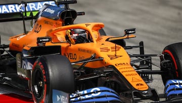 Carlos Sainz (McLaren MCL35). Barcelona, España. F1 2020.