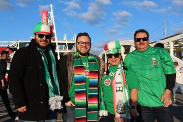 El color y la emoción de la afición mexicana en Levi's Stadium