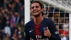 Adrien Rabiot celebra un gol ante el Amiens