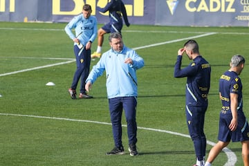 Sergio González en pleno entrenamiento