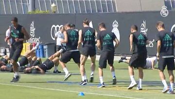 El Madrid continúa preparando la pretemporada sin Morata