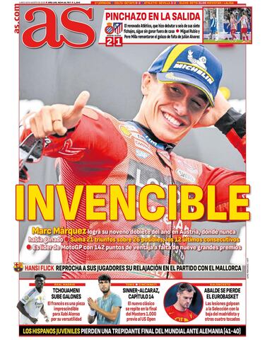 Las portadas de AS de agosto