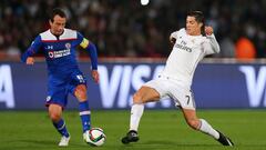 En el Mundial de Clubes del 2014, Cruz Azul se topó con el Real Madrid. 

En la foto: Gerardo Torrado de 'La Máquina' y Cristiano Ronaldo de los 'merengues'. 