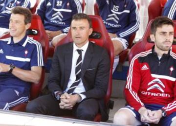 El entrenador del Celta, Luis Enrique.