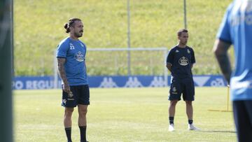 Entrenamiento Deportivo de La Coruña Héctor y Borja Jiménez