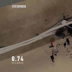 La recreación del accidente de Grosjean que confirma que fue un milagro que saliese vivo