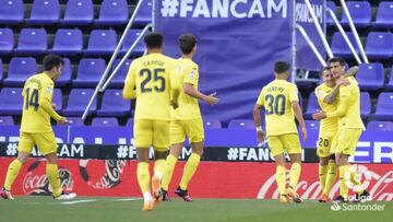 Resumen y goles del Valladolid vs. Villarreal de la Liga Santander