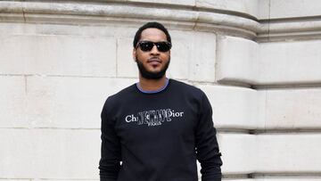 PARIS, FRANCE - JUNE 24:  Carmelo Anthony attends the Dior Homme Menswear Spring/Summer 2018 show as part of Paris Fashion Week on June 24, 2017 in Paris, France.  (Photo by Pascal Le Segretain/Getty Images)