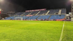 El partido Guadalajara-Barcelona se retrasa media hora por problemas con la grada alta