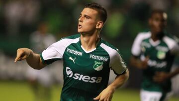 Nicol&aacute;s Benedetti, volante del Deportivo Cali