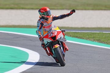 Marc Márquez, segundo. 