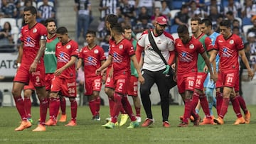 Foto de acci&oacute;n durante el partido Monterrey vs Lobos BUAP Correspondiente a la Jornada 16 de la Liga BBVA Bancomer MX del Torneo Clausura 2018, en el estadio BBVA Bancomer.