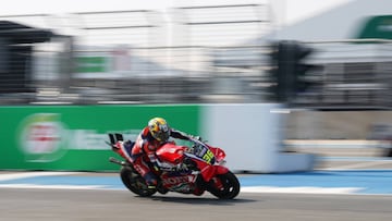Joan Mir con la Honda de MotoGP en el test de Tailandia.