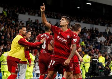 Lamela empató el partido para los sevillistas. 1-1.