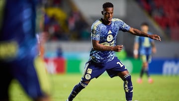 Cristian Borja of America during the round one first leg match between Olimpia and Club America as part of the CONCACAF Champions Cup 2026, at Nacional Chelato Ucles Stadium on February 03, 2026 in Tegucigalpa, Honduras.