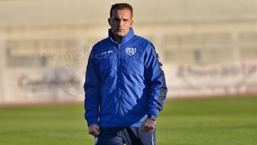 Baraja en su primer entrenamiento. 