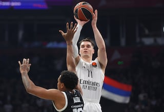 Partizán - Real Madrid: resumen y resultado, Euroliga (73-77)