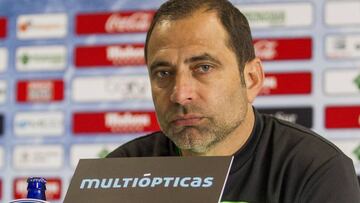 Esnaider, t&eacute;cnico del Getafe.