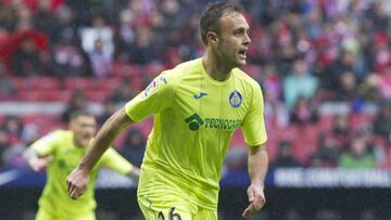 Cala durante un partido de esta temporada