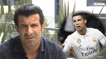 Figo habla sobre la salida de Cristiano... ¡Y le da un 'palito'!