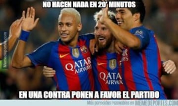 Los memes más divertidos del Manchester City-Barcelona