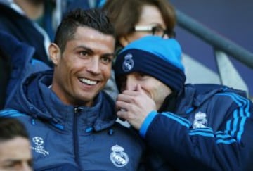 Cristiano Ronaldo no jugó por molestias musculares. 