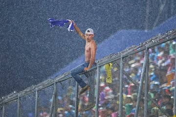 Fans o Aficion during the Quarterfinals first leg match between Honduras and Mexican National Team (Mexico) as part of the Concacaf Nations League 2024-2025 at Francisco Morazan Stadium on November 15, 2024 in San Pedro Sula, Honduras.