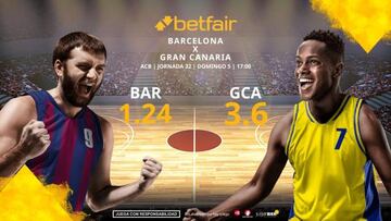 Barça Basket vs. Dreamland Gran Canaria: horario, TV, estadísticas, clasificación y pronósticos