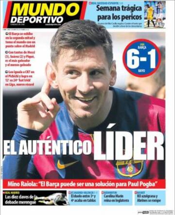 Portadas de la prensa deportiva