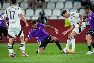 Partido de la jornada 8 de la Segunda División 2024-2025 de la liga de fútbol española, Liga Hypermotion, entre Albacete-Córdoba disputado el 6/10/2024 en el Carlos Belmonte. Foto Josema Moreno