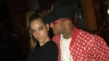 La modelo húngara Barbara Palvin y el futbolista brasileño Neymar.