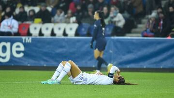 Kenti ROBLES of Real Madrid during the UEFA Women's Champions League match between Paris Saint Germain and Real Madrid on December 16, 2022 in Paris, France. (Photo by Franco Arland/Icon Sport via Getty Images)