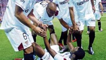 <strong>KEITA MARCÓ UN GOLAZO. </strong>El malí volvió a demostrar con su actuación el buen ojo que tiene Monchi para fichar jugadores.