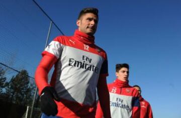 Los Gunners realizaron la última práctica previo al duelo frente a Manchester City.