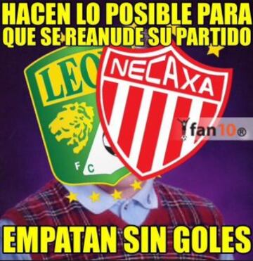 Los memes que dejó el duelo entre León y Necaxa