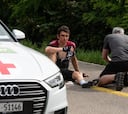 Thomas piensa en el Tour tras su caída en Suiza: "Necesitaré grandes entrenamientos"