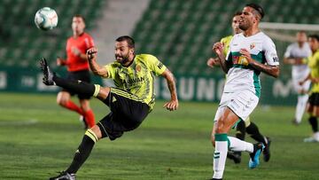 Guitián reapareció en Elche tras su lesión.
