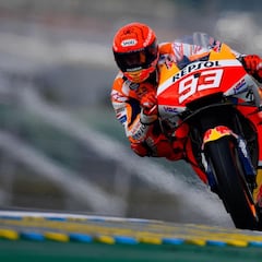 Márquez salva el corte de un primer día con dominio francés