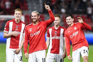 Royal Antwerp won the Belgian league and cup double last season.