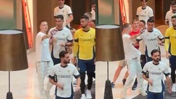 Cristiano Ronaldo en el ojo del huracán tras este empujón a un aficionado
