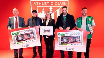 El cupón de la ONCE celebra los 125 años del Athletic
