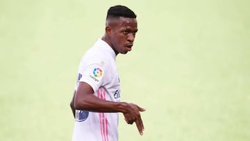 Vinicius, en una imagen del partido ante el Levante.