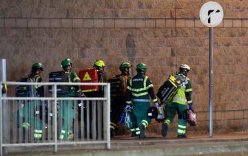 Las im¨¢genes de la evacuaci¨®n del Manchester Arena