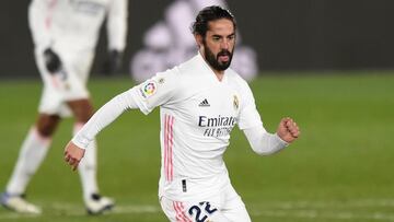 Isco, en el partido contra el Athletic, el último que ha disputado hasta ahora con el Madrid.