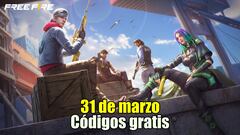 Free Fire | Códigos de hoy viernes 31 de marzo de 2023: recompensas gratis