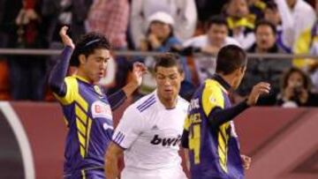 <b>DECISIVO. </b>El crack portugués volvió a demostrar su calidad en el primer amistoso de la pretemporada del Real Madrid.